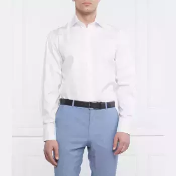 Приталенная рубашка Stenstrms, белый