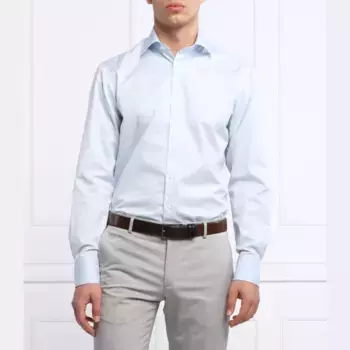 Приталенная рубашка Stenstrms, синий