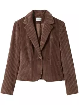 Приталенная вельветовая куртка Claudie Pierlot, коричневый