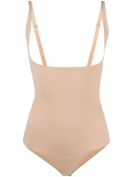 Приталенное боди Mat de Luxe Wolford, бежевый