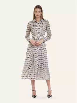 Приталенное дневное платье Kmx, бежевый