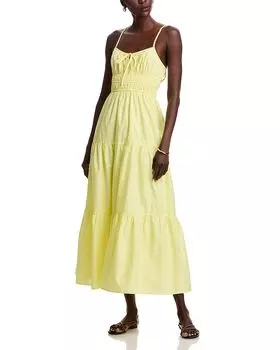 Приталенное макси-платье KOKO + MASON, желтый