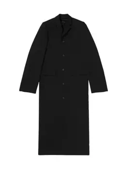 Приталенное пальто Balenciaga, черный