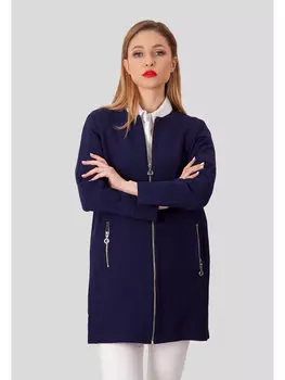 Приталенное пальто Perso, синий