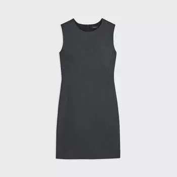 Приталенное платье без рукавов из хорошей шерсти Theory