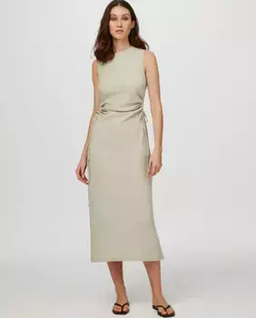 Приталенное платье миди Object, светло-зеленый