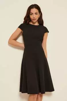 Приталенное платье с расклешенными рукавами Friends Like These, черный