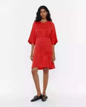 Приталенное расклешенное платье Bimba y Lola, красный