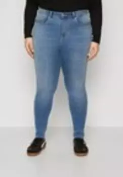 Приталенные брюки CARAUGUSTA Only Carmakoma, светло-голубой