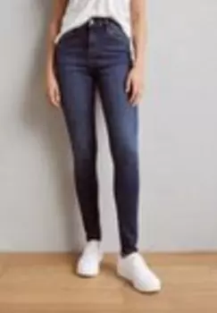 Приталенные брюки Esprit, темно-синий