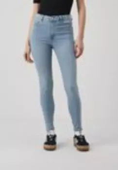 Приталенные брюки Gina Tricot, синий