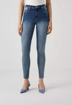 Приталенные брюки ONLSHAPE Only Tall, темно-синий