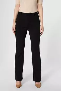 Приталенные брюки с расклешенными штанинами Vero Moda, черный
