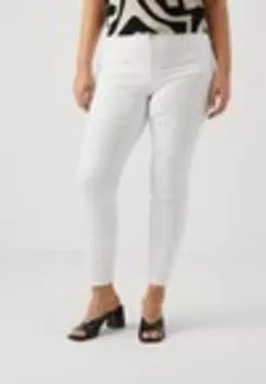 Приталенные брюки VMCFANYA PIPING Vero Moda, белый