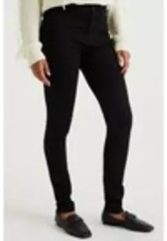 Приталенные брюки We Fashion, черный