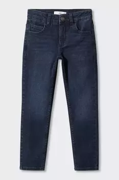 Приталенные джинсы Mango, синий