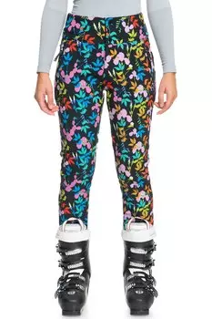 Приталенные лыжные брюки Rowley Roxy, мультиколор