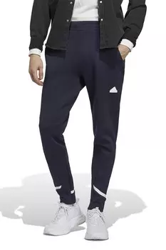 Приталенные спортивные штаны с косыми карманами Adidas Sportswear, синий