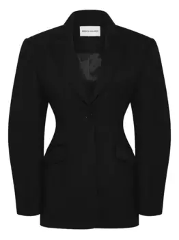 Приталенный блейзер Finley Rebecca Vallance, черный
