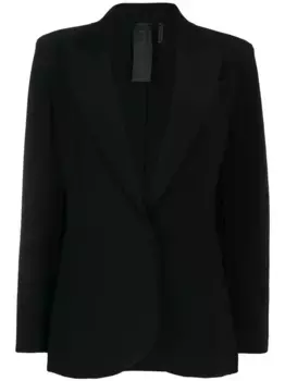 Приталенный блейзер Norma Kamali, черный