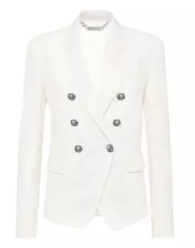 Приталенный блейзер PHILIPP PLEIN, белый