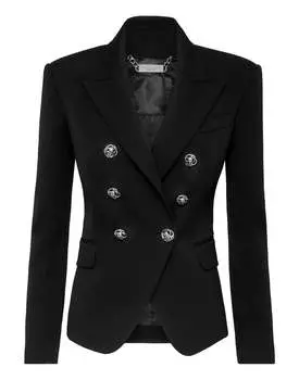 Приталенный блейзер PHILIPP PLEIN, черный