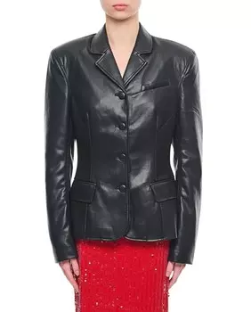 Приталенный блейзер Rotate, черный