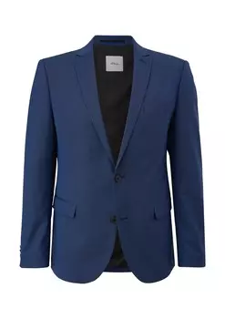 Приталенный деловой блейзер s.Oliver BLACK LABEL, темно-синий