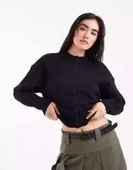 Приталенный кардиган Daisy Street черного цвета