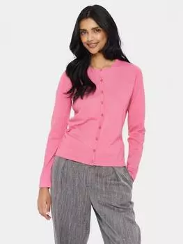 Приталенный кардиган mila Saint Tropez, цвет Chateau Rose