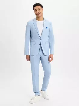 Приталенный костюм Finshley & Harding Oakland - California, светло-синий