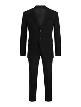 Приталенный костюм JACK & JONES JPRSolaris, черный
