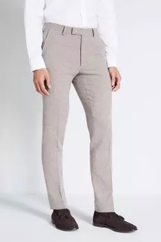 Приталенный костюм Stone брюки Donegal MOSS, серый