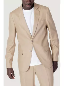 Приталенный пиджак Antony Morato, бежевый