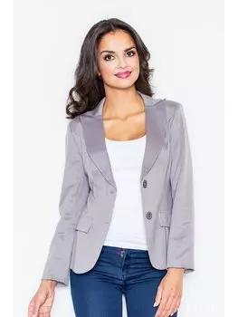 Приталенный пиджак Figlfigl, серый