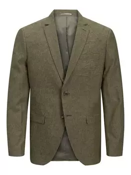 Приталенный пиджак JACK & JONES Riviera, оливковый