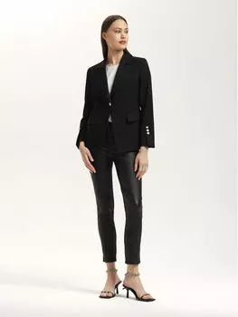 Приталенный пиджак Kmx, черный