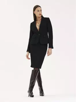 Приталенный пиджак Kmx, черный