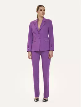 Приталенный пиджак Kmx, фиолетовый