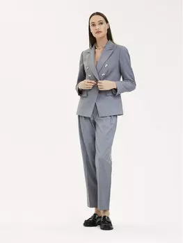 Приталенный пиджак Kmx, серый