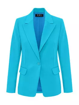 Приталенный пиджак Kmx, синий