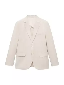 Приталенный пиджак MANGO MAN ETHEREAL, экрю