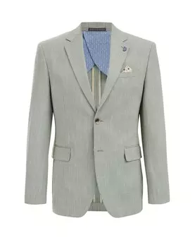 Приталенный пиджак от костюма WE Fashion, светло-зеленый