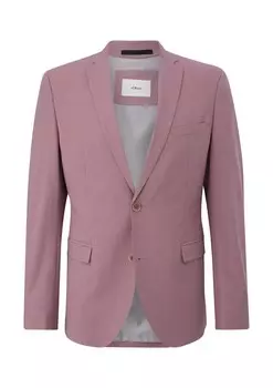 Приталенный пиджак s.Oliver BLACK LABEL, фиолетовый