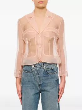 Приталенный пиджак Simone Rocha, розовый