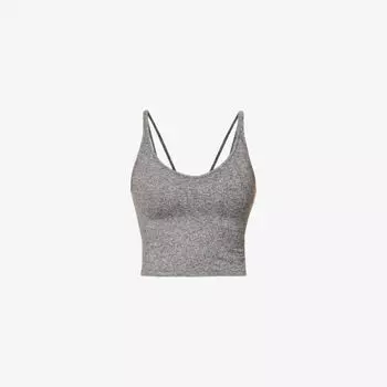 Приталенный топ из переработанного полиэстера Performance Vuori, серый