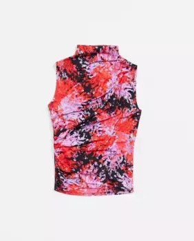 Приталенный топ красного цвета мимозы Bimba y Lola, красный