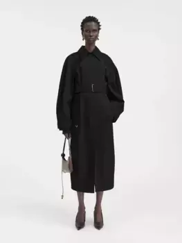 Приталенный тренч Ле траншея Бари Jacquemus, черный