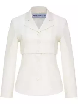 Приталенный жакет Gloria Coelho, белый