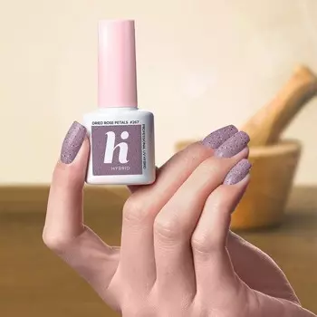 Привет гибридный гибридный лак 267 сушеных лепестков роз 5 мл Hi Hybrid
